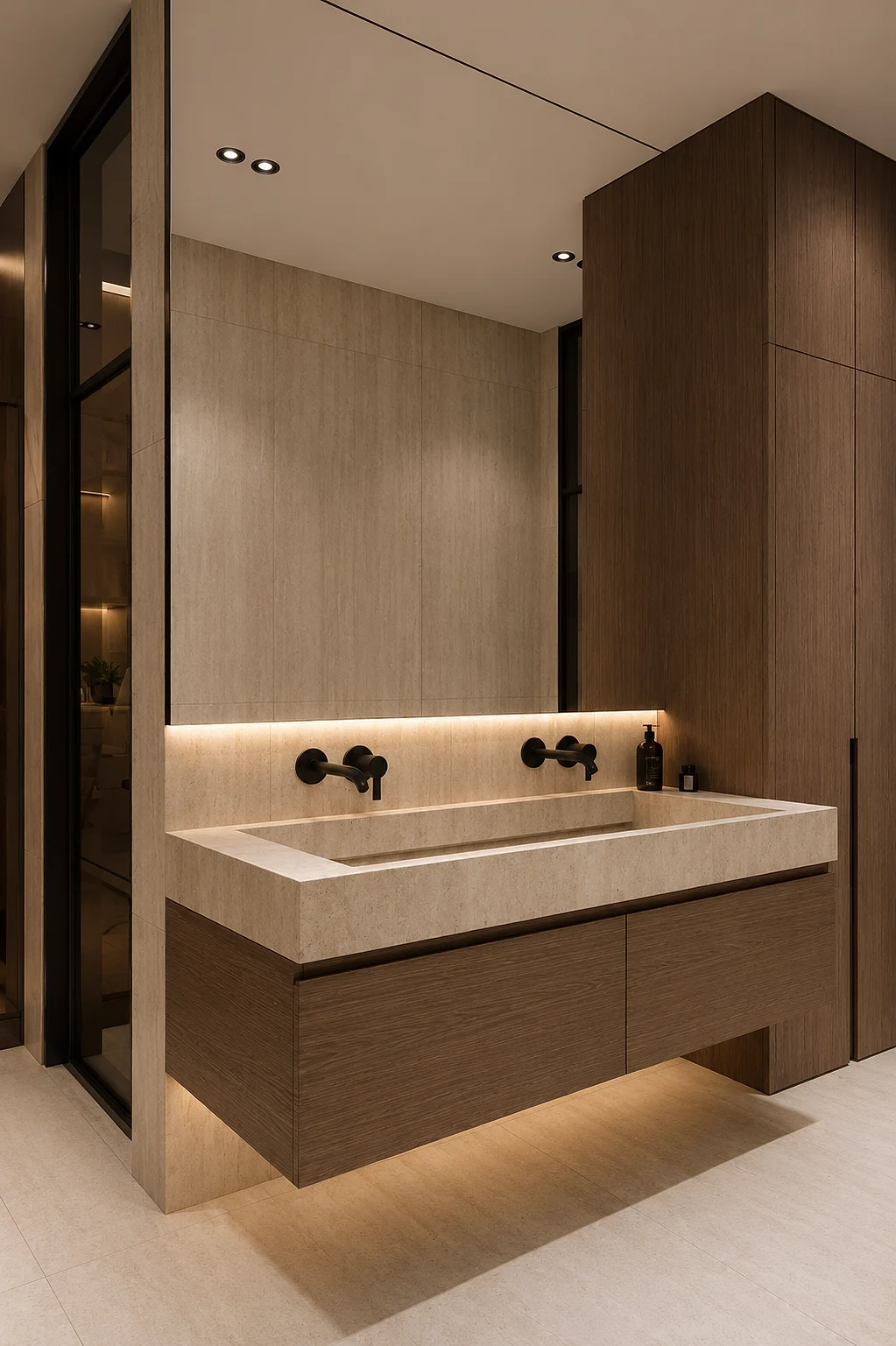 Custom bathroom vanity — realisation 3