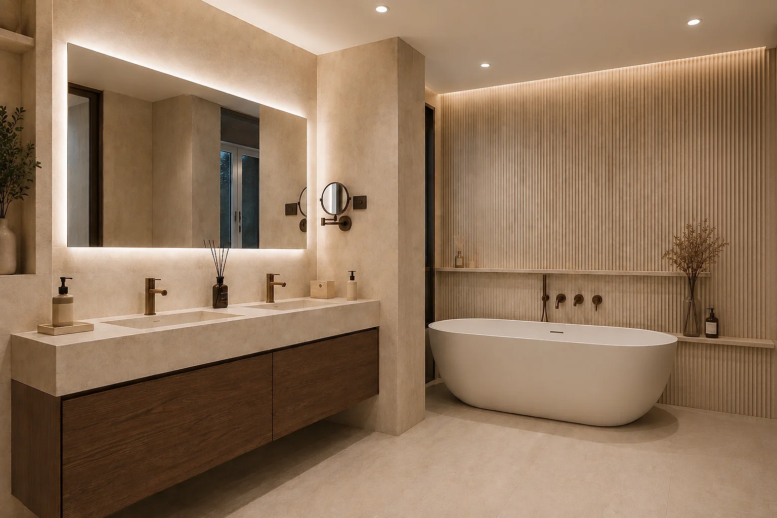 Custom bathroom vanity — realisation 4